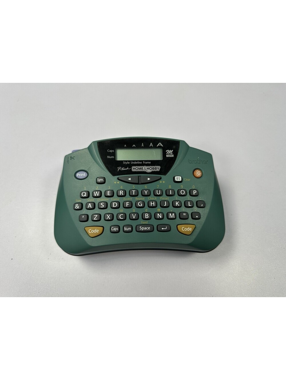 Brother P-Touch PT-65 Label Maker Tested Works /Works On Batteries